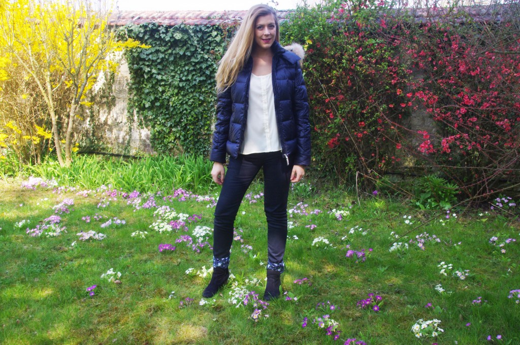 Concours, Dolomite, Doudoune femme, doudoune courte, cadeau, à gagner, look, ootd, tenue du jour, boohoo, kaporal, jean connecté, revers de jean, créateur