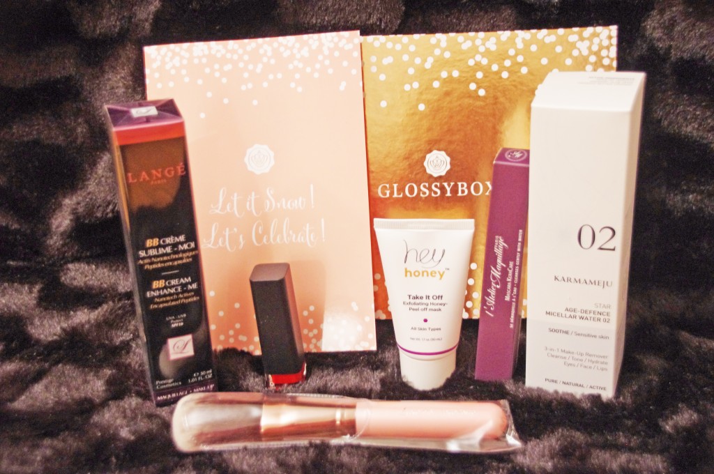 let it snow, rose gold box, box edition limitée, box de noel, cadeau de noel pas cher, idée cadeau beauté, glossybox, avis, test, revue, review, blogueuse mode, blogueuse beauté, youtubeuse