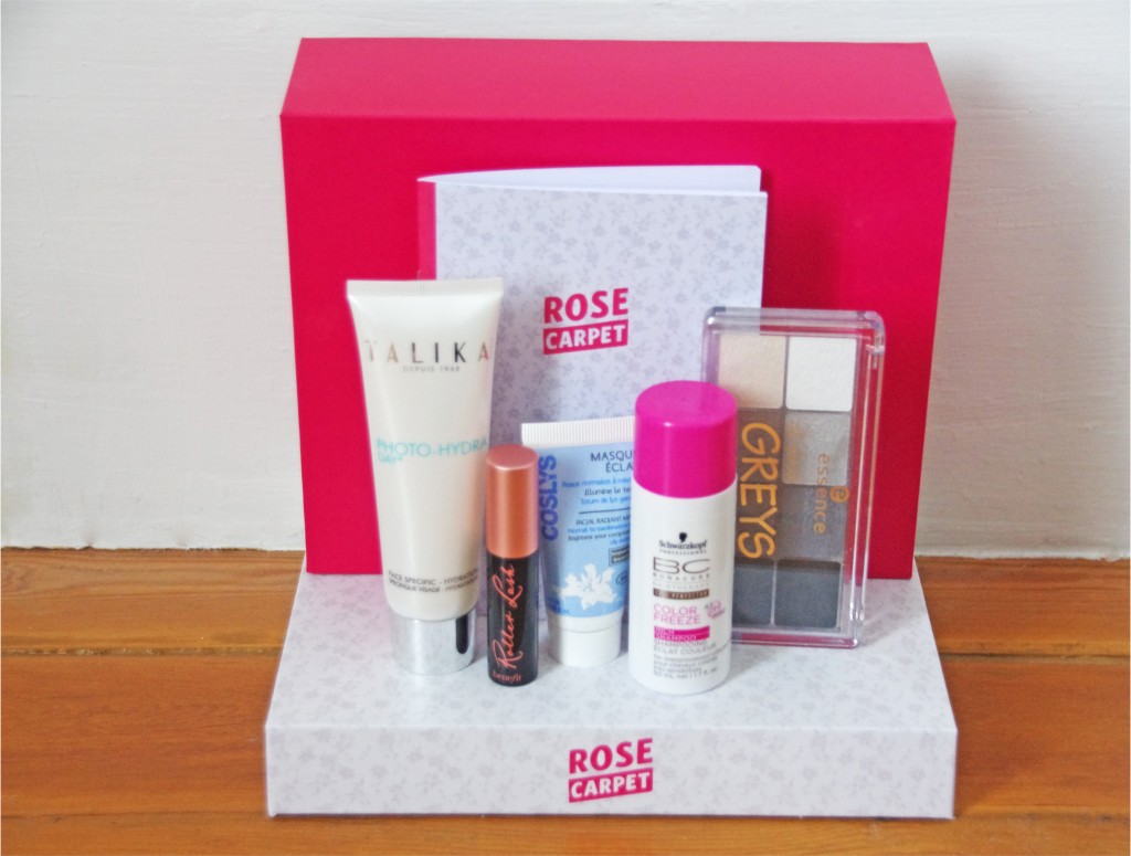 Glossybox, rose carpet, avis, revue, test beauté, produits beauté pas cher, youtubeuse, enjoyphoenix,tuto, review